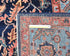 9x12 Blue Aryana Afghan Hand Knotted Veg Dye Wool Area Rug